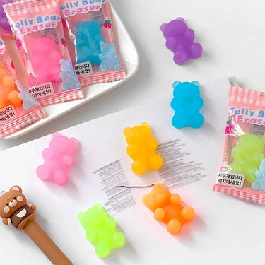 Jelly Bear Eraser – Candy Style Gummy Bear Eraser - Kawaii Toys